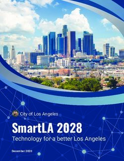SmartLA 2028 Technology for a better Los Angeles - City of Los Angeles