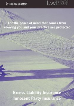 Excess Liability Insurance Innocent Party Insurance - insurance matters - LAWPRO