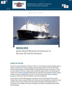 RESOLVED Japan Should Maintain Investments in Russian Oil and Gas Projects - NUPI