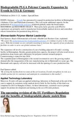 Biodegradable PLGA Polymer Capacity Expansion by Evonik in USA & Germany