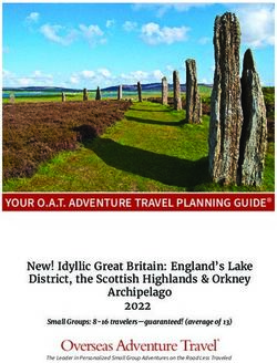 Overseas Adventure Travel - YOUR O.A.T. ADVENTURE TRAVEL PLANNING GUIDE