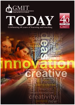 TODAY 1972 - 2012 Celebrating 40 years of learning and teaching