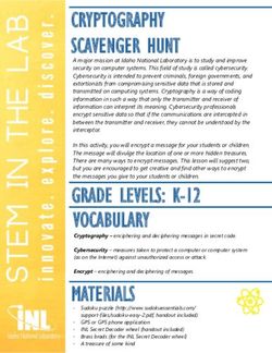 CRYPTOGRAPHY SCAVENGER HUNT - Idaho ...