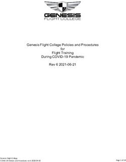 Genesis Flight College Policies and Procedures for Flight Training During COVID-19 Pandemic Rev 6 2021-06-21