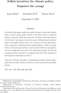 Selfish incentives for climate policy: Empower the young!