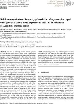 Brief communication: Remotely piloted aircraft systems for rapid emergency response: road exposure to rockfall in Villanova di Accumoli central ...