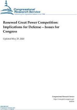 Renewed Great Power Competition: Implications for Defense-Issues for Congress - Updated May 29, 2020