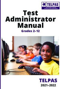 Test Administrator Manual - TELPAS - Texas Assessment