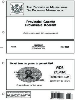 AIDS 0800 012 322 DEPARTMENT OF HEALTH - We oil Irawm he power to pment kiIDc - Provincial Gazette Provinsiale Koerant