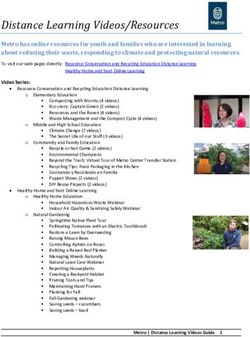 Distance Learning Videos/Resources - Oregon Metro