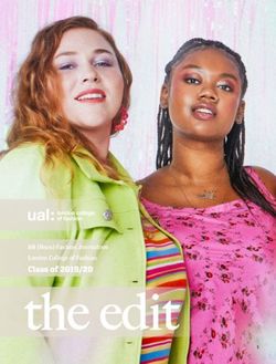 Class of 2019/20 London College of Fashion - BA (Hons) Fashion Journalism - AWS