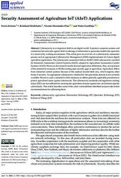 SECURITY ASSESSMENT OF AGRICULTURE IOT (AIOT) APPLICATIONS - MDPI