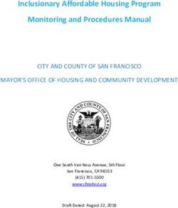 Inclusionary Affordable Housing Program Monitoring and Procedures Manual - Mayor's Office of ...