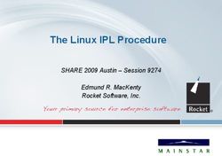 The Linux IPL Procedure - SHARE 2009 Austin - Session 9274 Edmund R. MacKenty Rocket Software, Inc.
