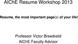 AICHE RESUME WORKSHOP 2013 - PROFESSOR VICTOR BREEDVELD AICHE FACULTY ADVISOR RESUME, THE MOST IMPORTANT PAGE(S) OF YOUR LIFE!