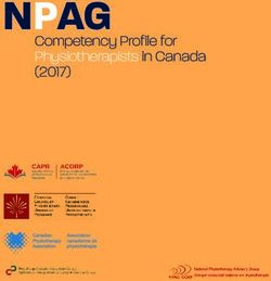 NPAGCompetency Profile for - Physiotherapists in Canada (2017) - Physiotherapy ...