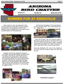 SUMMER FUN AT KNOXVILLE - ARIZONA BIRD CHATTER - Arizona Classic Thunderbird Club