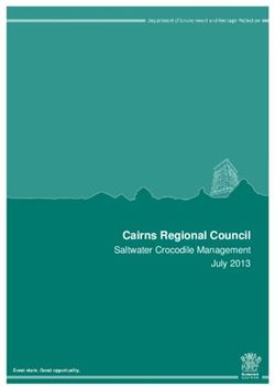 Cairns Regional Council - Saltwater Crocodile Management July 2013