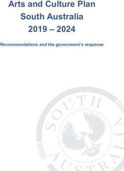 Arts and Culture Plan South Australia 2019 2024 - Recommendations and the government's response