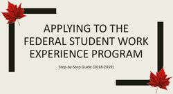 APPLYING TO THE FEDERAL STUDENT WORK EXPERIENCE PROGRAM - Step-by-Step Guide (2018-2019)