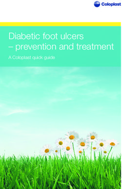 Diabetic foot ulcers - prevention and treatment - A Coloplast quick guide