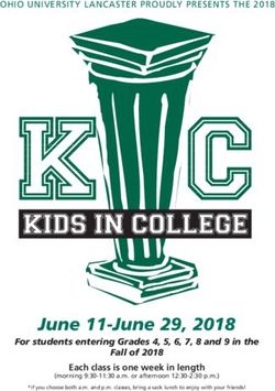 June 11-June 29, 2018 - Ohio University