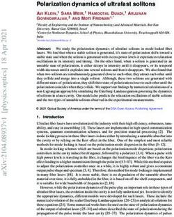 Polarization dynamics of ultrafast solitons - arXiv.org