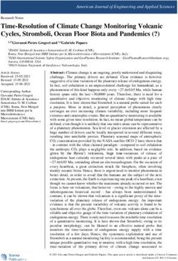 Time-Resolution of Climate Change Monitoring Volcanic Cycles, Stromboli, Ocean Floor Biota and Pandemics (?)