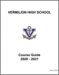 VERMILION HIGH SCHOOL - Course Guide 2020 - 2021 Revised 1/28/20 - Vermilion Local Schools