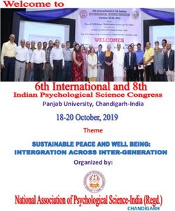 Panjab University, Chandigarh-India Theme Organized by: CHANDIGARH