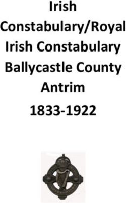 Irish Constabulary/Royal Irish Constabulary Ballycastle County Antrim 1833-1922