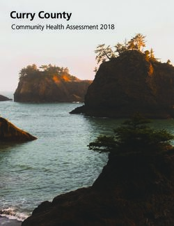 Curry County Community Health Assessment 2018 - 2018 Curry County Community Health Assessment - Advanced Health