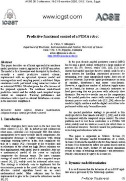 Predictive functional control of a PUMA robot