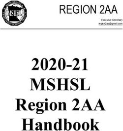 MSHSL 2020-21 Region 2AA Handbook - REGION 2AA