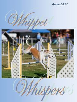 April 2019 - Greater San Diego Whippet Association
