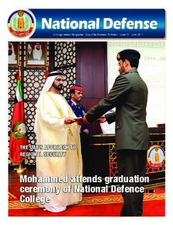 Mohammed attends graduation ceremony of National Defence College - THE UAE'S APPROACH TO REGIONAL SECURITY