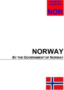 NOR NORWAY - BY THE GOVERNMENT OF NORWAY - COUNTRY CHAPTER - UNHCR