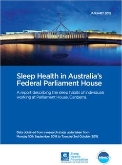 Sleep Health in Australia's Federal Parliament House
