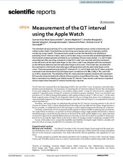 Measurement of the QT interval using the Apple Watch - Nature