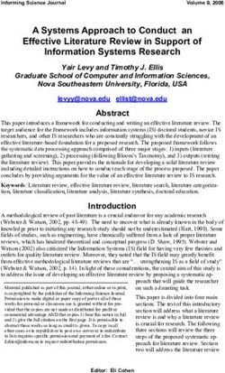 A Systems Approach to Conduct an Effective Literature Review in Support of Information Systems Research - Informing Science