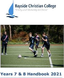 Years 7 & 8 Handbook 2021 - Bayside Christian College