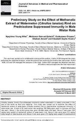 Preliminary Study on the Effect of Methanolic Extract of Watermelon (Citrullus lanatus) Rind on Prednisolone Suppressed Immunity in Male Wistar Rats