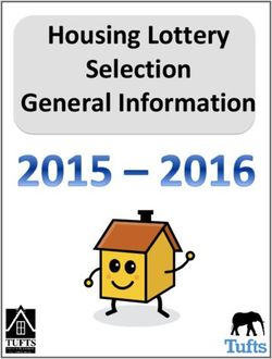 Housing Lottery Selection