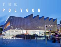THE POLYGON GALLERY VENUE RENTALS - 101 Carrie Cates Court North Vancouver, BC V7M 3J4 @thepolygonvenue thepolygon.ca ...