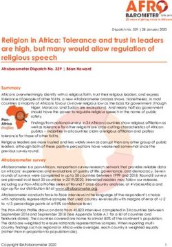 Religion in Africa: Tolerance and trust in leaders are high, but many would allow regulation of religious speech - Afrobarometer