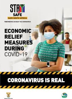 ECONOMIC RELIEF MEASURES DURING COVID-19 - CORONAVIRUS IS REAL