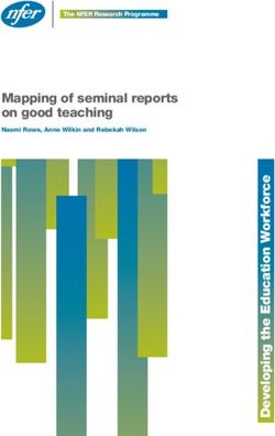Mapping of seminal reports on good teaching - The NFER Research Programme Naomi Rowe, Anne Wilkin and Rebekah Wilson - National ...