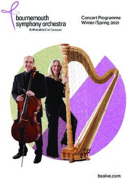 Concert Programme Winter/Spring 2021 - bsolive.com