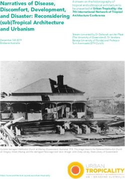 Narratives of Disease, Discomfort, Development, and Disaster: Reconsidering (sub)Tropical Architecture and Urbanism - Architecture Theory ...