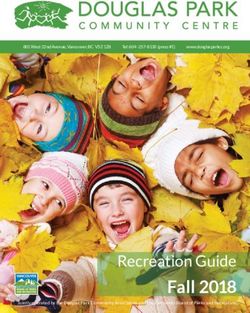 Recreation Guide - Douglas Park Community Centre
